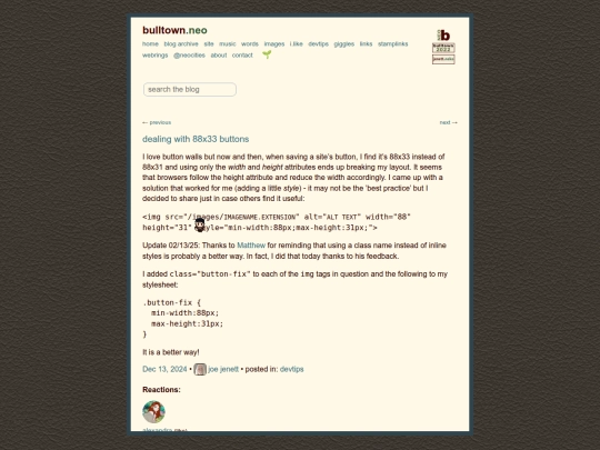 dealing-with-88x33-buttons screenshot