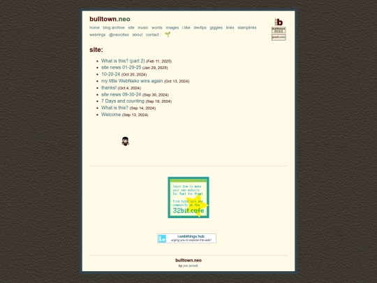site screenshot