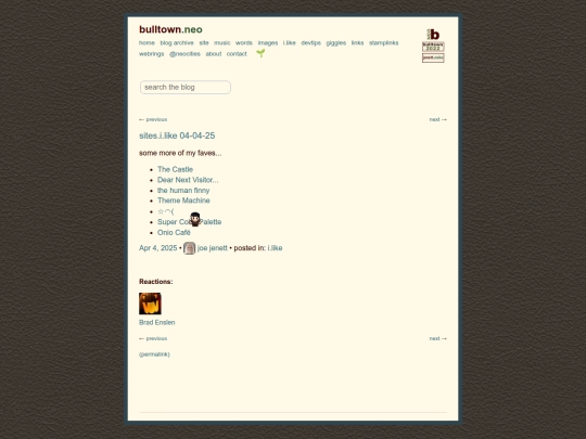 sites-i-like-04-04-25 screenshot