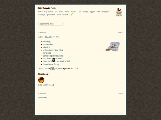 sites-i-like-06-01-25 screenshot