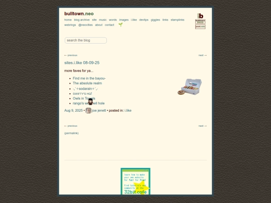 sites-i-like-08-09-25 screenshot