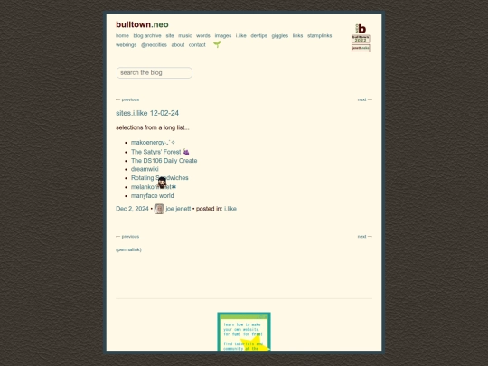 sites-i-like-12-02-24 screenshot