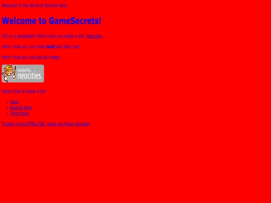 index screenshot