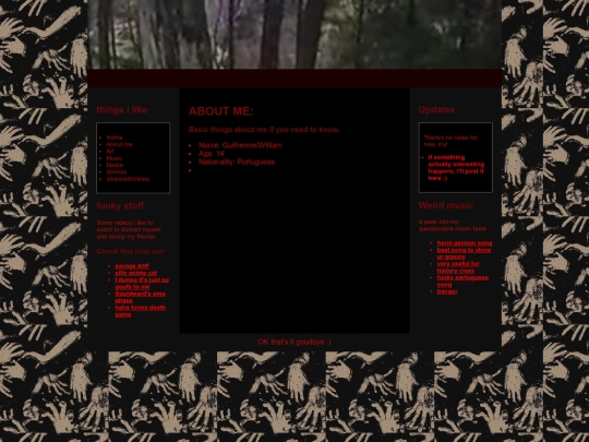aboutme screenshot