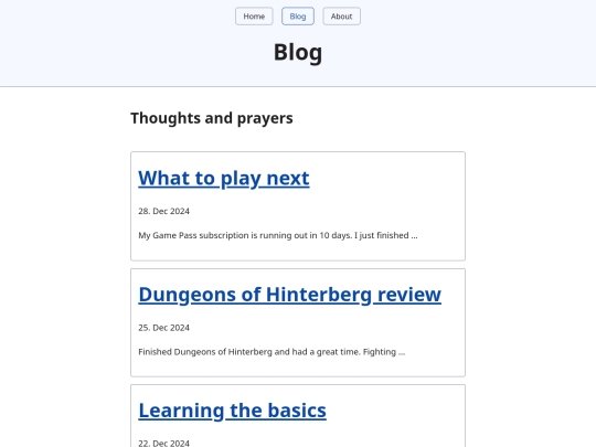 blog screenshot