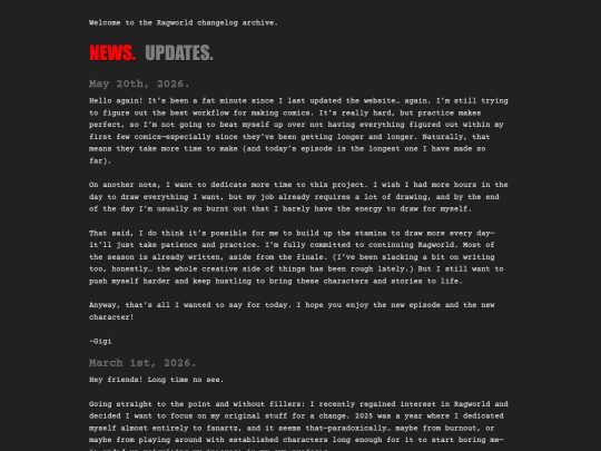 changelog screenshot