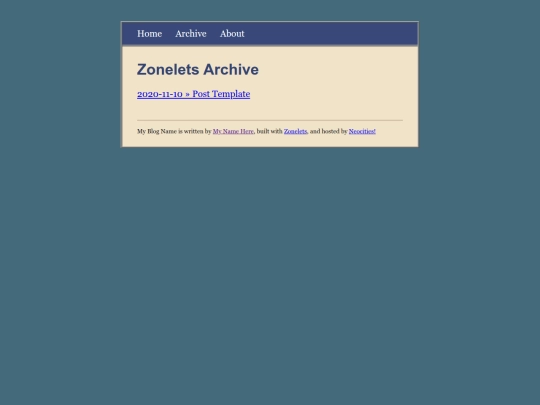 blogspace/archive screenshot