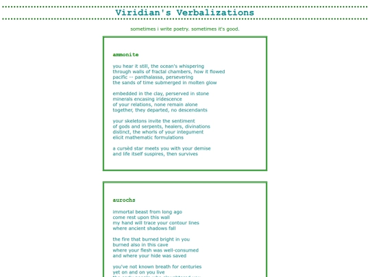 poetry screenshot