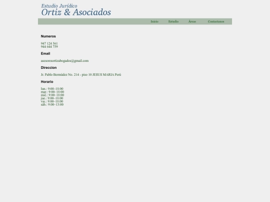 Contactanos screenshot