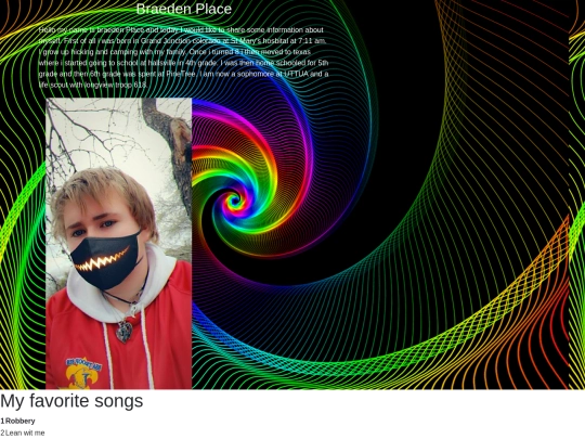 aboutme screenshot