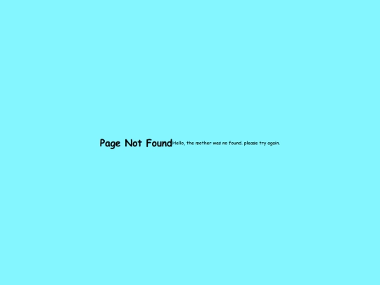 not_found screenshot