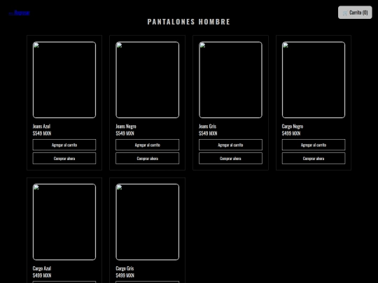 pantalonesHombre screenshot