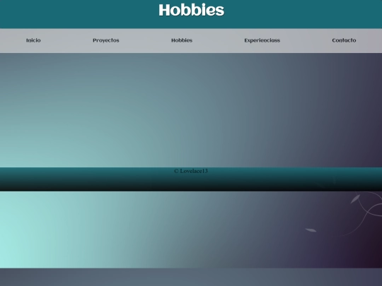 Hobbies screenshot