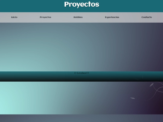 Proyectos screenshot