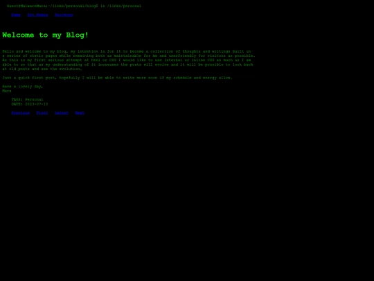 blog/1 screenshot