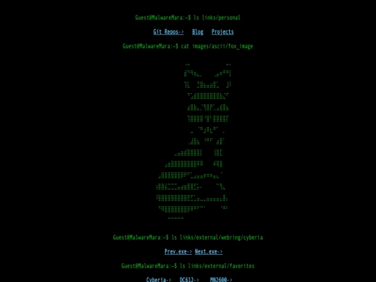 index screenshot