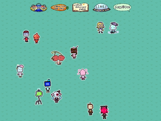 Characters screenshot