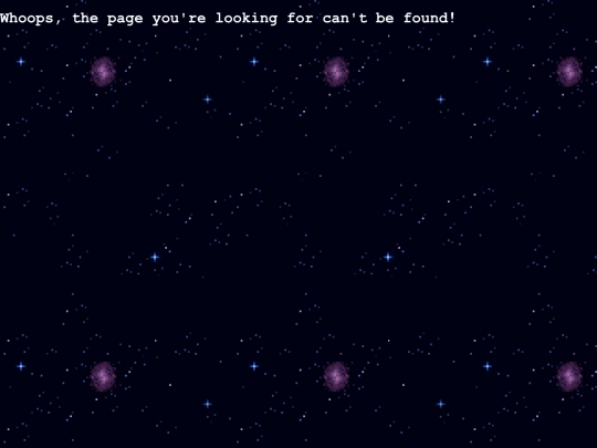 not_found screenshot