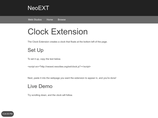 clock screenshot