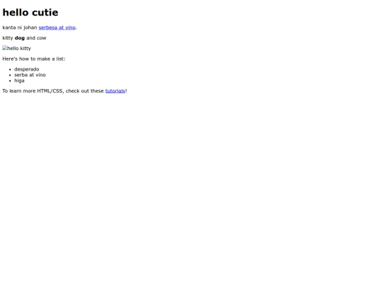 index screenshot