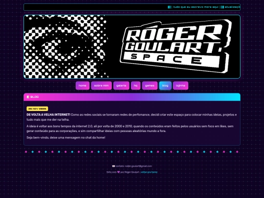 blog screenshot