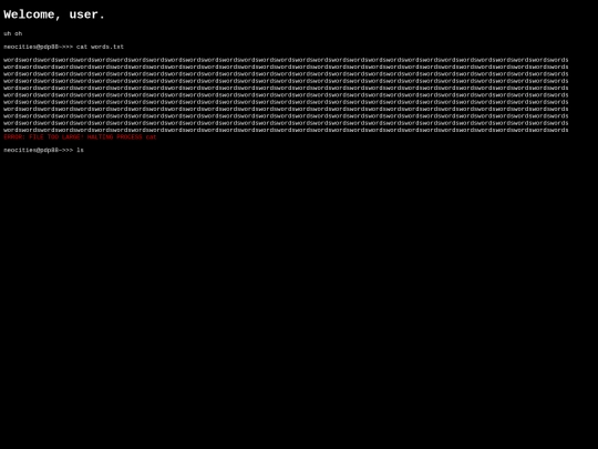 words screenshot