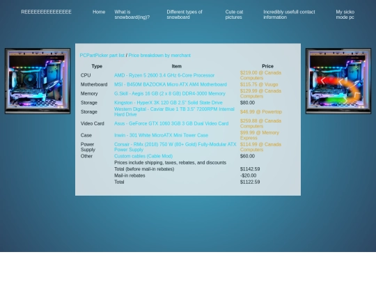 pcpartpicker screenshot