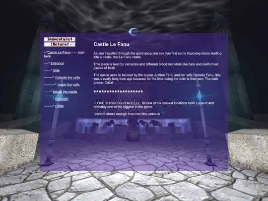 Castlelefanuindex screenshot