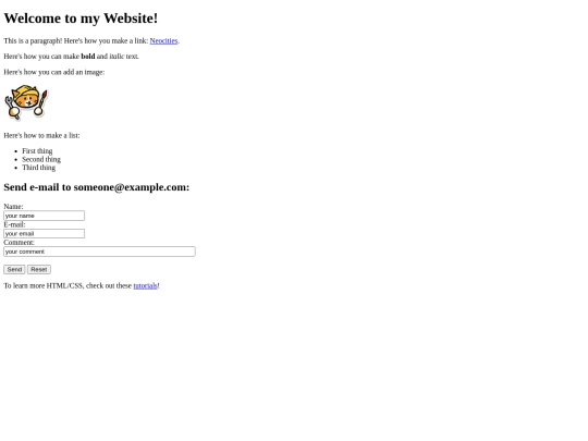 index screenshot
