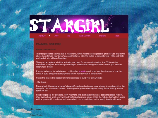 index screenshot