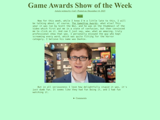 Articles/Cats/gameweekly2 screenshot