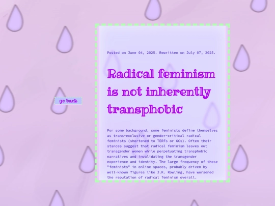 blogs/radical-feminism-is-not-inherently-transphobic screenshot
