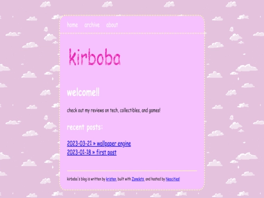index screenshot