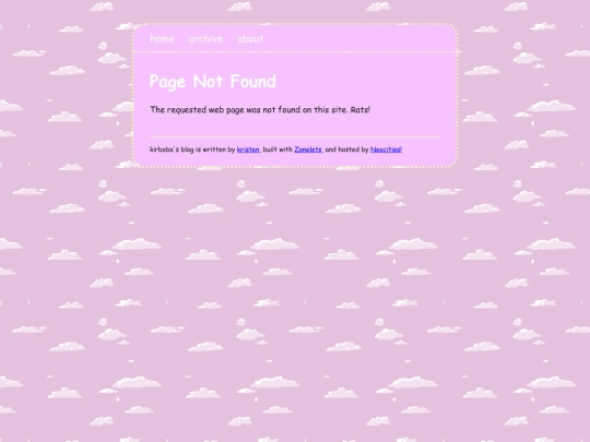 not_found screenshot