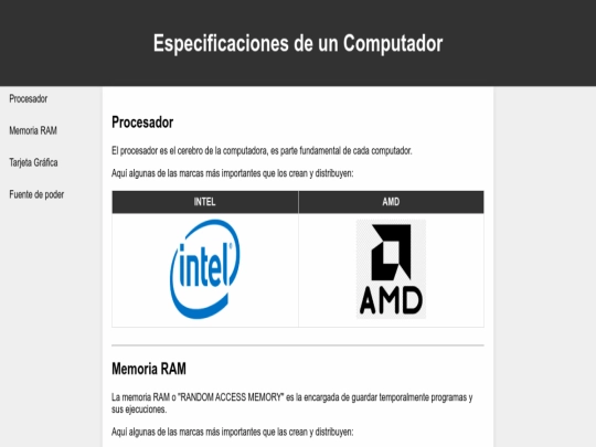 index screenshot