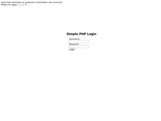 LoginTest screenshot