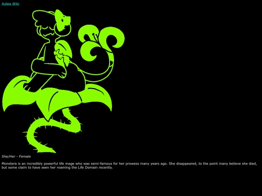 wiki/monstera screenshot