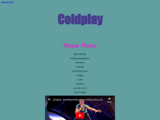 Musica/Coldplay screenshot