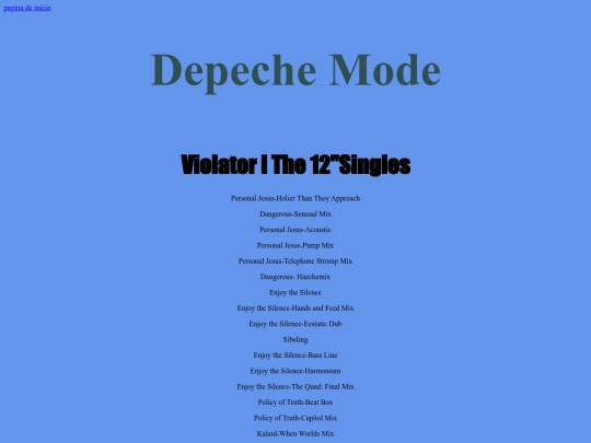 Musica/DepecheMode screenshot