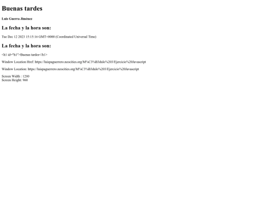 Módulo 3/Ejercicio Javascript screenshot