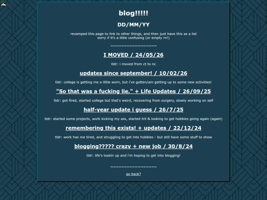 blog screenshot