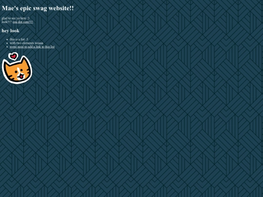 meiqlass/neocities-tutorial screenshot