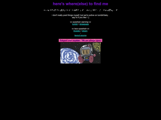 links screenshot
