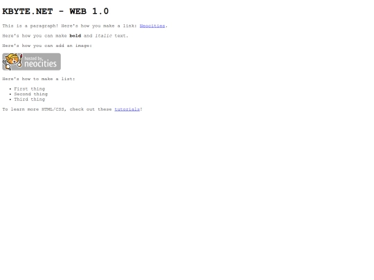 index screenshot