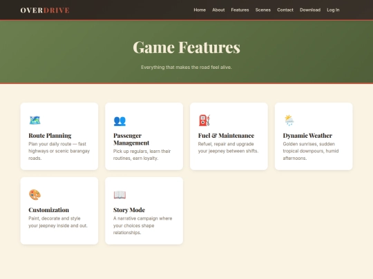 overdrive/features screenshot