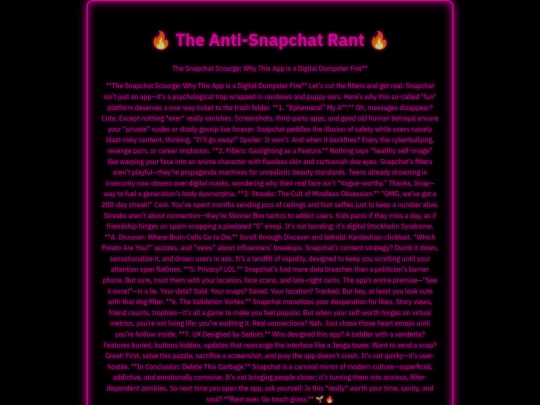 antisnapchat screenshot