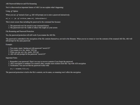 arj_compression screenshot