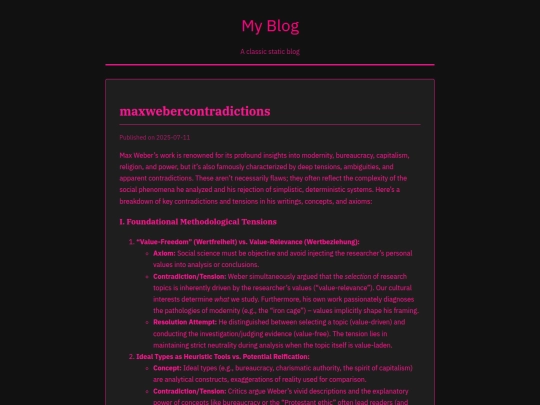 maxwebercontradictions screenshot