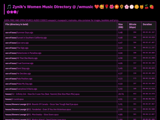 wmusic screenshot