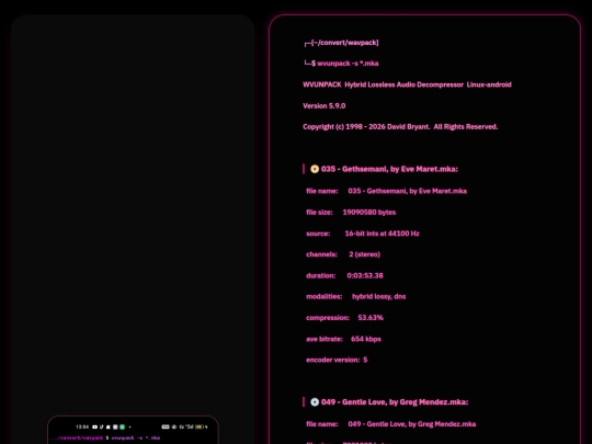zynik_wavpack_test screenshot